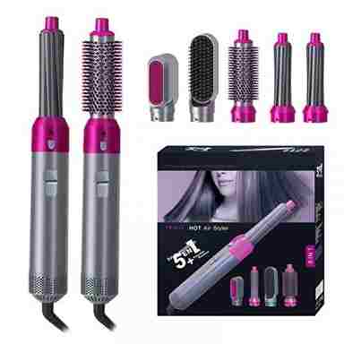 5 in 1 Electric Hair Dryer & Styler Brush & Hot Air Styler for Women
