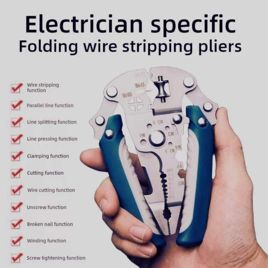 16 In 1 Plier Durable Strong Reliable Multi Functional Compact And Versatile Iron Tool With Multicolor Finish