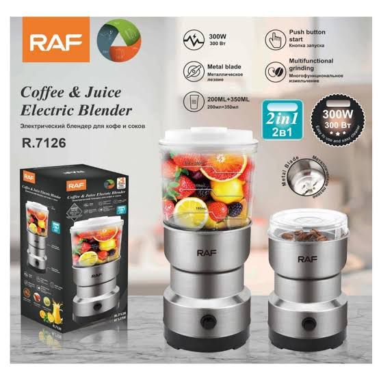 2 in 1 RAF Coffee And Juice Electric Blender