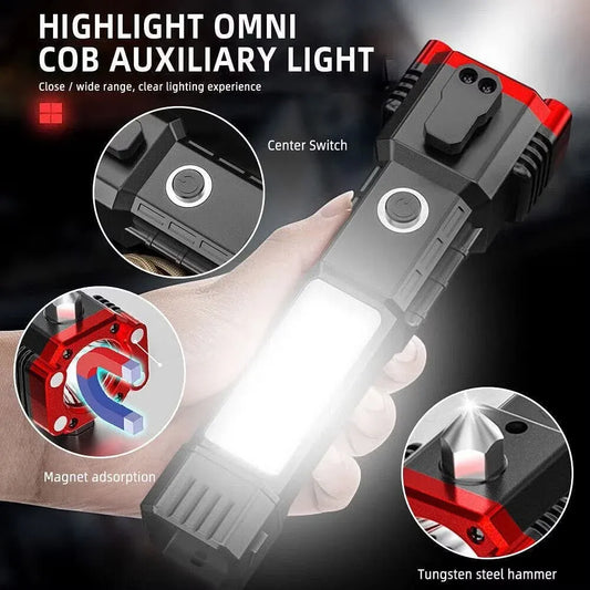 High Power LED Torch Light Rechargeable Flashlight