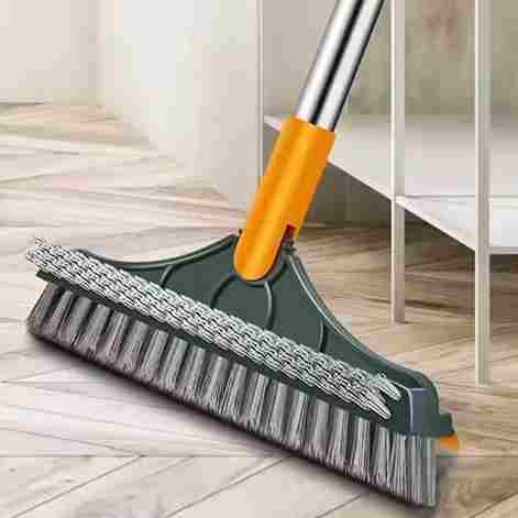 3-in-1 Floor Cleaning Brush with Wiper