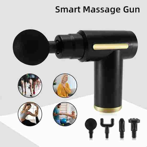 Deep Tissue fascial massager with 4 massage/ Muscle Massage Gun
