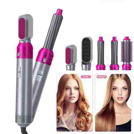 5 in 1 Electric Hair Dryer & Styler Brush & Hot Air Styler for Women