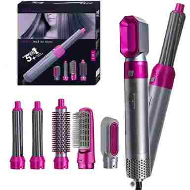 5 in 1 Electric Hair Dryer & Styler Brush & Hot Air Styler for Women