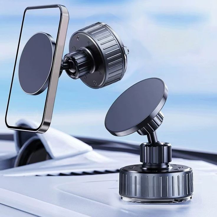 Dual-Sided Magnetic Car Phone Holder