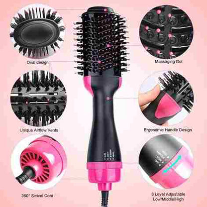 5 in 1 Electric Hair Dryer & Styler Brush & Hot Air Styler for Women