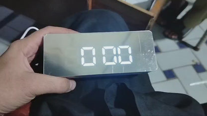 Digital LED Mirror Alarm Clock