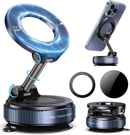 Dual-Sided Magnetic Car Phone Holder